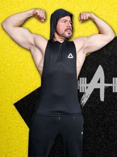 🧢 Gorro Tank Liso Deportivo para Gym 💪 - Destaca tus Músculos con Estilo 🏋️ 007