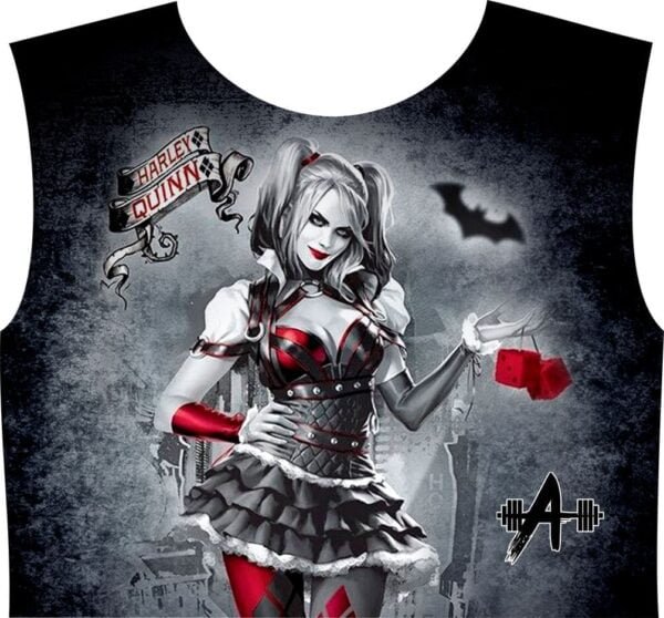 Harley Quinn, Gris, Negro, Oscura