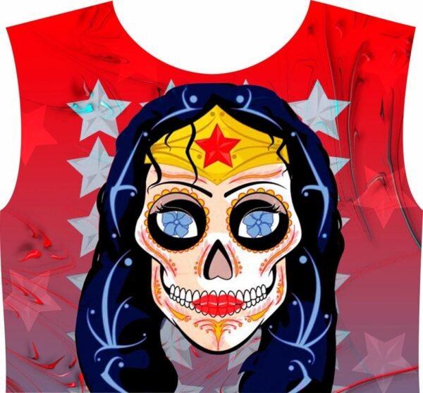 Calavera, DC comics, Wonder Woma, Mujer Maravilla, Rojo