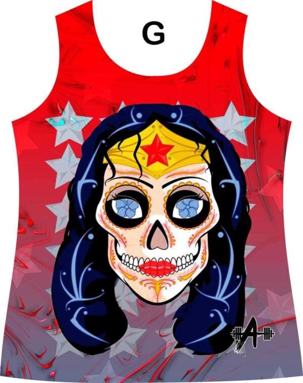 Calavera, DC comics, Wonder Woma, Mujer Maravilla, Rojo