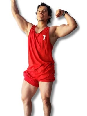 💪 Playera Olímpica de Hombre con Corte en "U" - Estilo y Confort en Colores Lisos 12