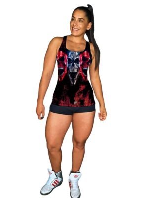 Playera Olímpica Mujer💅 - Top Deportivo de Dama 👩 Estilo para tu Entrenamiento 🏋️♀️ 443