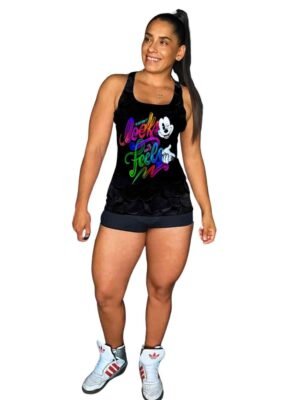 Playera Olímpica Mujer💅 - Top Deportivo de Dama 👩 Estilo para tu Entrenamiento 🏋️♀️ 457