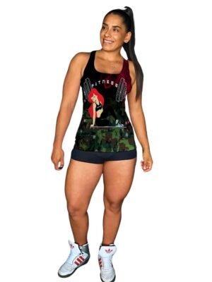 Playera Olímpica Mujer💅 - Top Deportivo de Dama 👩 Estilo para tu Entrenamiento 🏋️♀️ 473