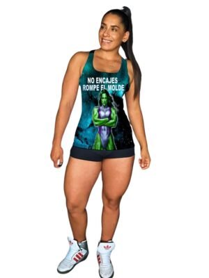 Playera Olímpica Mujer💅 - Top Deportivo de Dama 👩 Estilo para tu Entrenamiento 🏋️♀️ 494