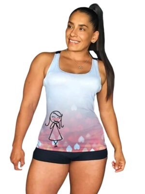 Playera Olímpica Mujer💅 - Top Deportivo de Dama 👩 Estilo para tu Entrenamiento 🏋️♀️ 1833