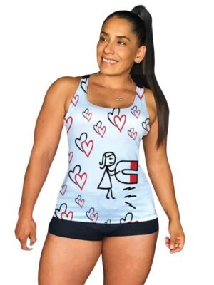Playera Olímpica Mujer💅 - Top Deportivo de Dama 👩 Estilo para tu Entrenamiento 🏋️♀️ 1834