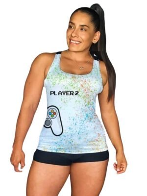 Playera Olímpica Mujer💅 - Top Deportivo de Dama 👩 Estilo para tu Entrenamiento 🏋️♀️ 1835