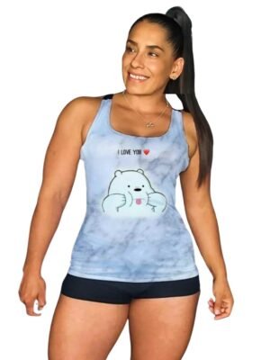 Playera Olímpica Mujer💅 - Top Deportivo de Dama 👩 Estilo para tu Entrenamiento 🏋️♀️ 1836