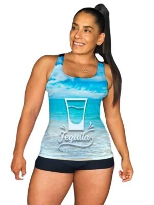 Playera Olímpica Mujer💅 - Top Deportivo de Dama 👩 Estilo para tu Entrenamiento 🏋️♀️ 1837