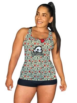 Playera Olímpica Mujer💅 - Top Deportivo de Dama 👩 Estilo para tu Entrenamiento 🏋️♀️ 1824